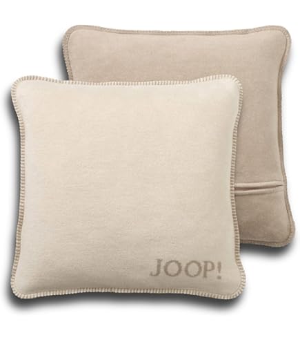 Joop! Uni-Doubleface deken 150/200 zand-perkament