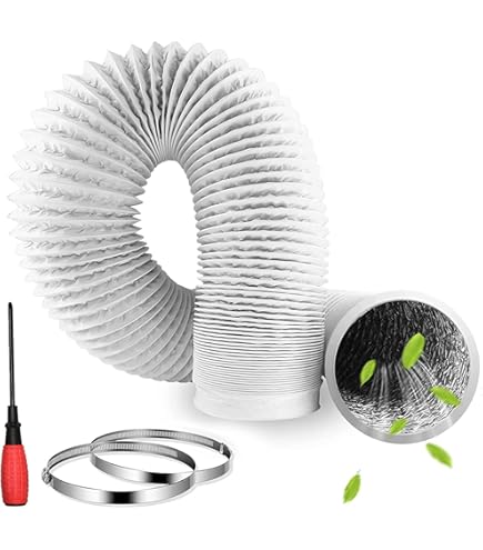 Condotto Aria Flessibile In Alluminio | Ø 80-200 Mm | Per Cappa, Condizionatore, Asciugatrice | Con 2 Morsetti - Foto 10