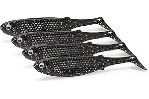 ‎NØMIS NØMIS Gummifisch Set | Premium Gummifische Set | Angelzubehör | Gummifische Hecht Zander Dorsch Barsch | Angelköder für Hecht Zander und zum Meeresangeln | Gummiköder