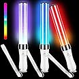TERRIFI Glow Sticks Bulk, 3 Pcs LED Foam Sticks, 15 Color Flashing Light Party Favors, Glow in the Dark Party Supplies for Wedding, Raves, Concert, Party, Camping