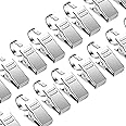 Lot De 50 Pinces Rideau En Acier Inoxydable - Clips Pour Rideau De Douche, Guirlandes, Décoration