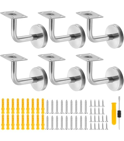 Tappi Terminali Per Corrimano - 4 Pezzi, Acciaio Inox, Diametro Interno 49 Mm - Foto 8