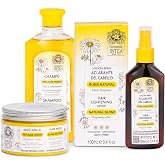 Camomila Intea &ndash; Hair Lightening Treatment &ndash; Natural Blonde Lightening Lotion 100 ml + Blonde Highlights Shampoo 250 ml + Blo