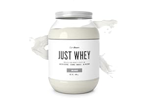 ‎GYMBEAM Just Whey Protein Pulver – aus Weide-Kuhmilch, mit DigeZyme® für bessere Verdauung, Mehrkomponenten Eiweißpulver mit essentiellen Aminosäuren & BCAAs – GymBeam (1000 g, Unflavored)