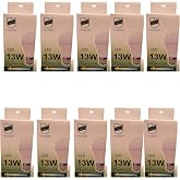 10'lu Uzlight 13W A60 E27 Duy 3000K Sarı Işık Led Ampul