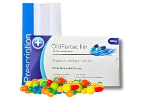 RULOP Funny Rude Prank Pill Box Filled with Jelly Beans, Perfect for a Birthday Present, Aprils Fools Day Gift, Christmas, Valentines, Boyfriend, Girlfriend, or just as a Prank Gift