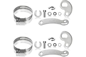 GisWell Universal Torque Arm Conversion Kit - 2 Sets Electric Bicycle Torque Arm, Bicycle Dropout Amplifier Ebike Torque Arm, Cycling Accessory for e-Bike Front or Rear Hub Motors