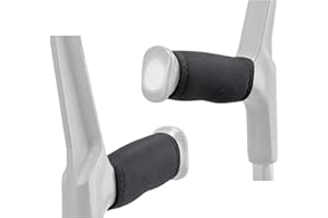 MEDIKA Lot de 2 coussinets pour poignée (couleur : noir), particulièrement agréables dans la main, protection contre la pression et les callosités