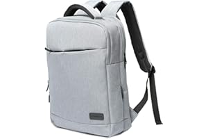 Donkey pc - Maletín ordenador portátil antirrobo de hasta 15.6 Pulgadas con Puerto USB. Mochila compacta de viaje, estudios o trabajo. Mochila funda portátil hombre y mujer. (Gris)