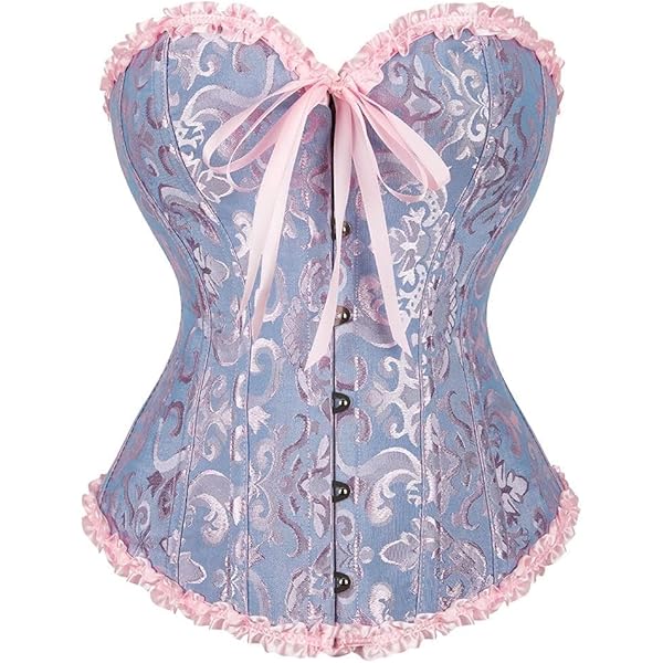 Zaleau Victoriaanse korsettops voor dames, Halloween-kostuum, gothic, kant, verstelbare bustier, XS-6XL, Zwart/Rood, XS Zaleau Victoriaanse korsettops voor dames, Halloween-kostuum, gothic, kant, verstelbare bustier, XS-6XL, Zwart/Rood, XS
