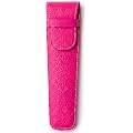Space Home Étui Éventail avec Fermeture en Cuir - Protection Anti-Rayures, Format Compact pour Transport, Voyage, Flamenco et Rangement - Accessoire Élégant - Sac Protecteur - Rose