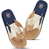DOCTOR HEALTH SUPER SOFT Men's & Boys Anti-Skid Flip Flops with Acupressure Massage Footbed | Lightweight | Soft | Doctor-Recommended Slipper for Pain Relief | All Day Wear Acupressure Doctor Slipper: 