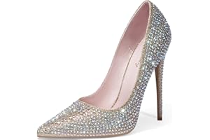 Zhabtuc Damskie szpilki na wysokim obcasie seksowne szpiczasty nosek wsuwane buty na kort impreza studniówka wesele obcasy 12 cm