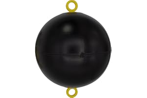 VARIOSAN Boule flottante 15396 150 mm PE noir
