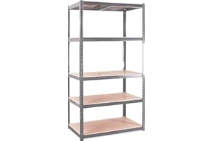 G-Rack 0056 Scaffale, Grigio, 1-Bay