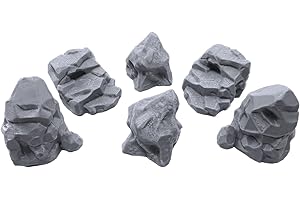 EnderToys Steinfels-Bundle, Terrain-Landschaft für Tischplatte, 28 mm, Miniatur-Kriegsspiel, 3D-gedruckt und bemalbar