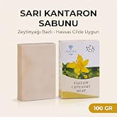 Anatolia Soap 1978 Sarı Kantaron Sabun | h&uuml;cre yenileme Ve Leke Giderici Cilt Bariyer Onarıcı Y&uuml;z Sabunu 100 gr