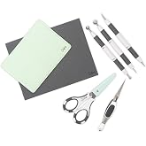 Sizzix aksesuarı-Papierskulpturen-Set, plastik/&ccedil;elik, &ccedil;ok renkli, 22 x 17 x 3 cm
