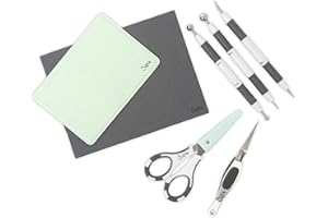 Sizzix Kit di Attrezzi per Carta 662225, Set di 10 Pezzi, Multicolore, 22 x 17 x 3 cm