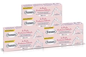 FISSAN Pasta Protezione Delicata - Trattamento Quotidiano per Prevenzione da Irritazioni e Arrossamenti - Clinicamente Testato - 98% Origine Naturale - Con Ossido di Zinco e Camomilla - 6 Conf. 100gr
