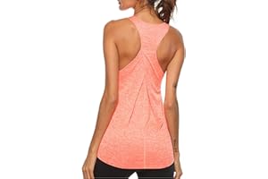 Asoodiy Running Tank Top Womens Sleeveless Shirts Ladies Yoga Vest Top Workout Sport Fitness Lightweight Top