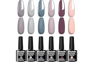 Allenbelle Vernis Semi Permanent Vernis à ongle Gel Vernis UV LED Gel Nail Polish Varnish Nail Art Soak Off Manucure (032)