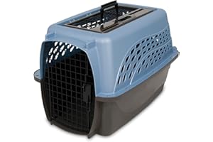 PET MATE Petmate Kleine Hundehütte mit Zwei Türen, für kleine Tiere, hergestellt aus recycelten Materialien, 61 cm lang, für Haustiere bis zu 6,8 kg