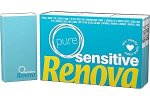 Renova Pañuelos De Bolsillo Sensitive Pure - 6 Paquetes de Pañuelos Blancos (200072942)