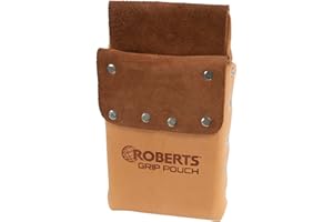 ROBERTS Teppichmesser und Werkzeugtasche aus Leder