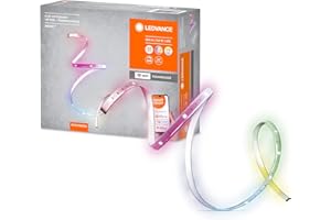 LEDVANCE Smart+ Striscia LED con tecnologia WiFi per interni, kit estensione da 1 metro, colore della luce variabile (2700-6500K), colori RGBW variabili, funziona con Alexa, Google, app SMART+