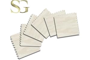 SG Traders Eva Foam Mats Interlocking Gym Flooring Puzzle Exercise Mats Non-Slip Rubber Cushion Floor Tiles Interlocking Eva Mat Gym Workout Tiles (60x60cm) 24" x 24"