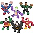 Heroes of Goo Jit Zu DC Mega Mini 6 Pack - Squishy, Stretchy, Gooey Mini Heroes - The Flash, Batman, Superman, The Joker, Green Lantern and Robin