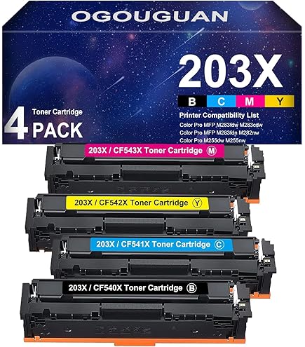 XXL Toner für HP 203A CF540A Color LaserJet Pro MFP M281fdw M281fdn