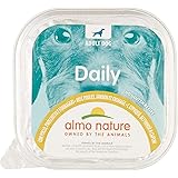 almo nature Daily con Pollo, Prosciutto & Formaggio - Ricetta Senza Glutine - Cibo Umido per Cani Adulti - Pacco da 9 x 300 g