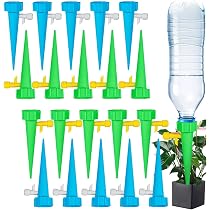 ZoneYan Dispositivo Irrigazione Domestica, Automatico Irrigazione Bottiglia, Irrigazione a Goccia per Bottiglie, Kit per Irrigazione a Goccia, per Domestica, Interni, Fiori, Bonsai