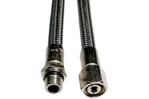 METALSUB Regulator Hose Flex, male 1/2" UNF for Apeks & Mares