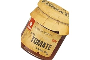 QUINTA DE JUGAIS Mermelada de Tomates - Pack de 3 Frascos de 280g - Tomates Recolectados a Mano - Ideal para Postres y Desayunos - Sin Colorantes ni Conservantes - Producto Gourmet de Origen Portugués