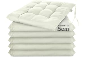 Decorative Chair Cushion / Garden Seat Pad with 9 Point Quilting in Various Designs