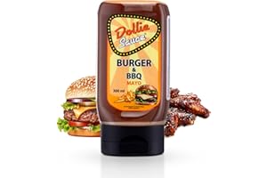 ‎DOLLIE SAUCE Dollie Sauce Burger BBQ + Grill Mayo - Holländische Sauce, Perfekt für Burger, BBQ, Grillen, Sandwich, Hot Dogs, Dippen, 300ml