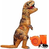 WeYingLe T-Rex Costume gonfiabile, costume da dinosauro per Halloween, per cosplay, Halloween, gonfiabile, per bambini e bamb
