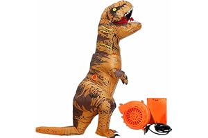 WeYingLe Uppblåsbar T-Rex-dräkt, halloween-dinosauriedräkt för barn för cosplayfest, uppblåsbar dinosauriedräkt för barn och småbarn
