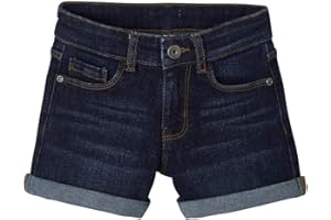 Vertbaudet Mädchen Jeansshorts mit Umschlag