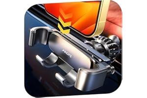 AINOPE Handyhalterung Auto Lüftung - [Schwerkraft-Design] [Einhandbedienung] Handy Halterung Auto, 2025 Autohalterung Auto Zubehör Für iPhone 16 e 15 14 13 12 11 Pro Max XR, Smartphone mit Hülle