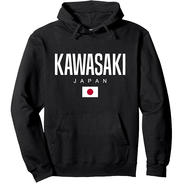 Sweat à Capuche Kawasaki City 90s Retro Japan – Esthétique 80s Vaporwave Streetwear Japonais