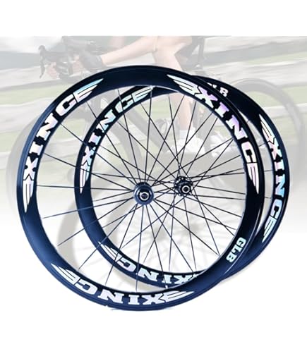 Set Ruote Bici Strada 700C - Cerchi In Lega 40/50mm, Freni C/V, Per 7-11 Velocità - Foto 6