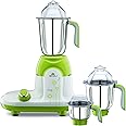 Bajaj Twister Deluxe 750-Watt Mixer Grinder with 3 Jars (White)
