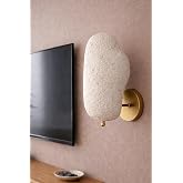 Wabi Sabi Karbon Beton Aplik Duvar Lambası, Handmade Modern Minimalist Wall Lamp, E27 Uyumlu Dekoratif Aydınlatma, Salon Yata