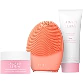 Foreo Clean Balance LUNA 4 Paket - Karma Ciltler i&ccedil;in Y&uuml;z Temizleme Fır&ccedil;ası ve Masaj Aleti + LUNA Mikro K&ouml;p&uuml;k Y&uuml;z Temizleyici