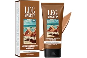 EONFAVE Wasserfest Bein-Make-up ohne Übertragung, Tattoo Abdecken für Krampfadern/Narben, Tattoo Cover Up Makeup, Skin Perfecting Body Foundation, Körper Make Up Makellos Aussehende, Gleicht den Haut aus