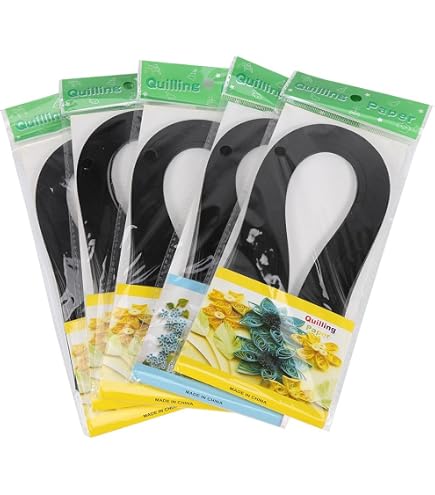 Papier Quilling Blanc Ivoire 3 Mm - 600 Bandes Haute Qualité Pour Origami, Art Paperolles, Loisirs Créatifs Enfants & Adultes